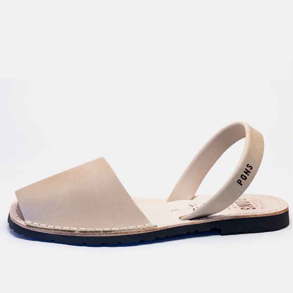 Avarca PONS Women's Leather Sandals in the color Sand.  NWOT Size 10
